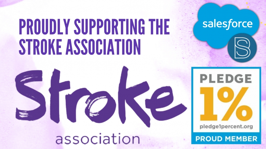 We support the stroke association! Our Pledge 1% Chairty!