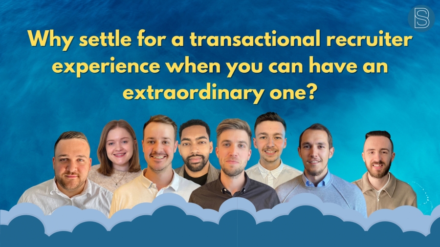 Why settle for a transactional recruiter experience when you can have an extraordinary one?